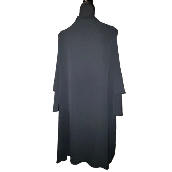 🌟🔥 BOGO Sale🔥🌟 Mossimo Black Cold Shoulder Ruffle Sleeve Shift Dress- Sz XXL - Picture 5 of 10